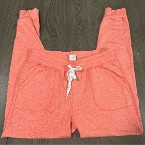 ZYIA Coral Heather Drawstring Jogger Pants